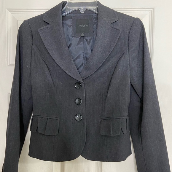 The Limited Dark grey jacket with skirt - Picture 1 of 6